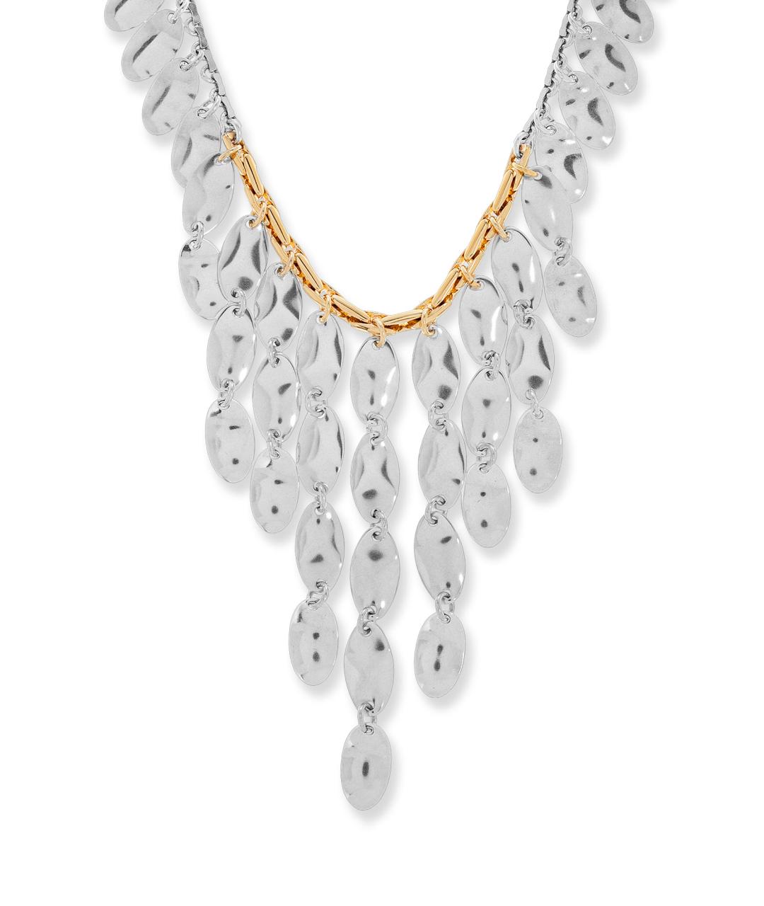 ISABEL MARANT Серебряное металлическое колье, фото 2