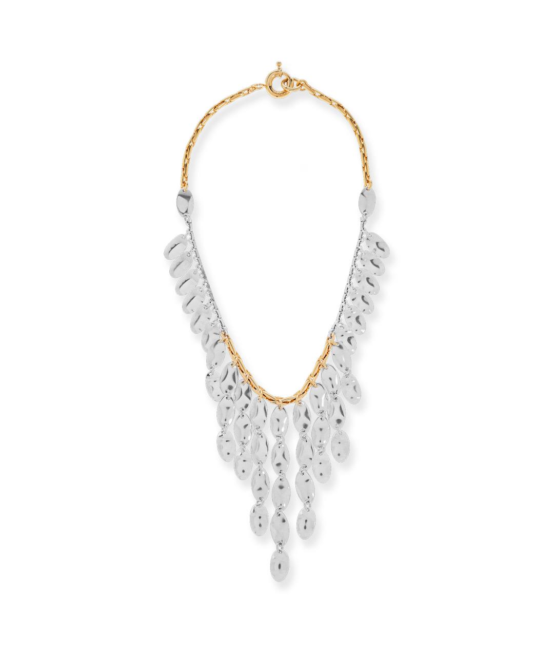 ISABEL MARANT Серебряное металлическое колье, фото 1
