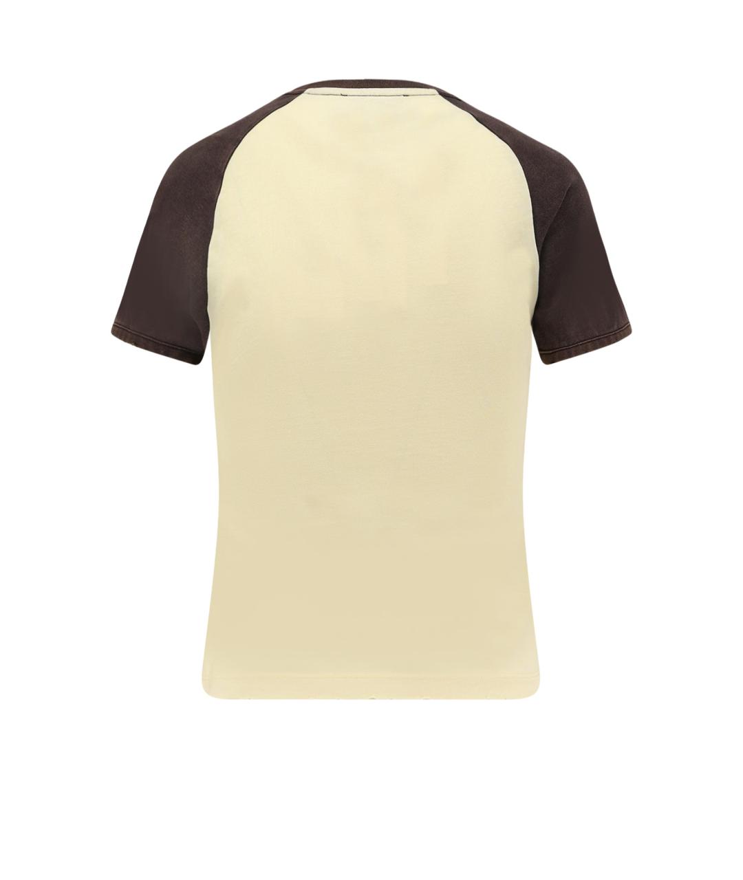 COPERNI Желтая хлопковая футболка, фото 2