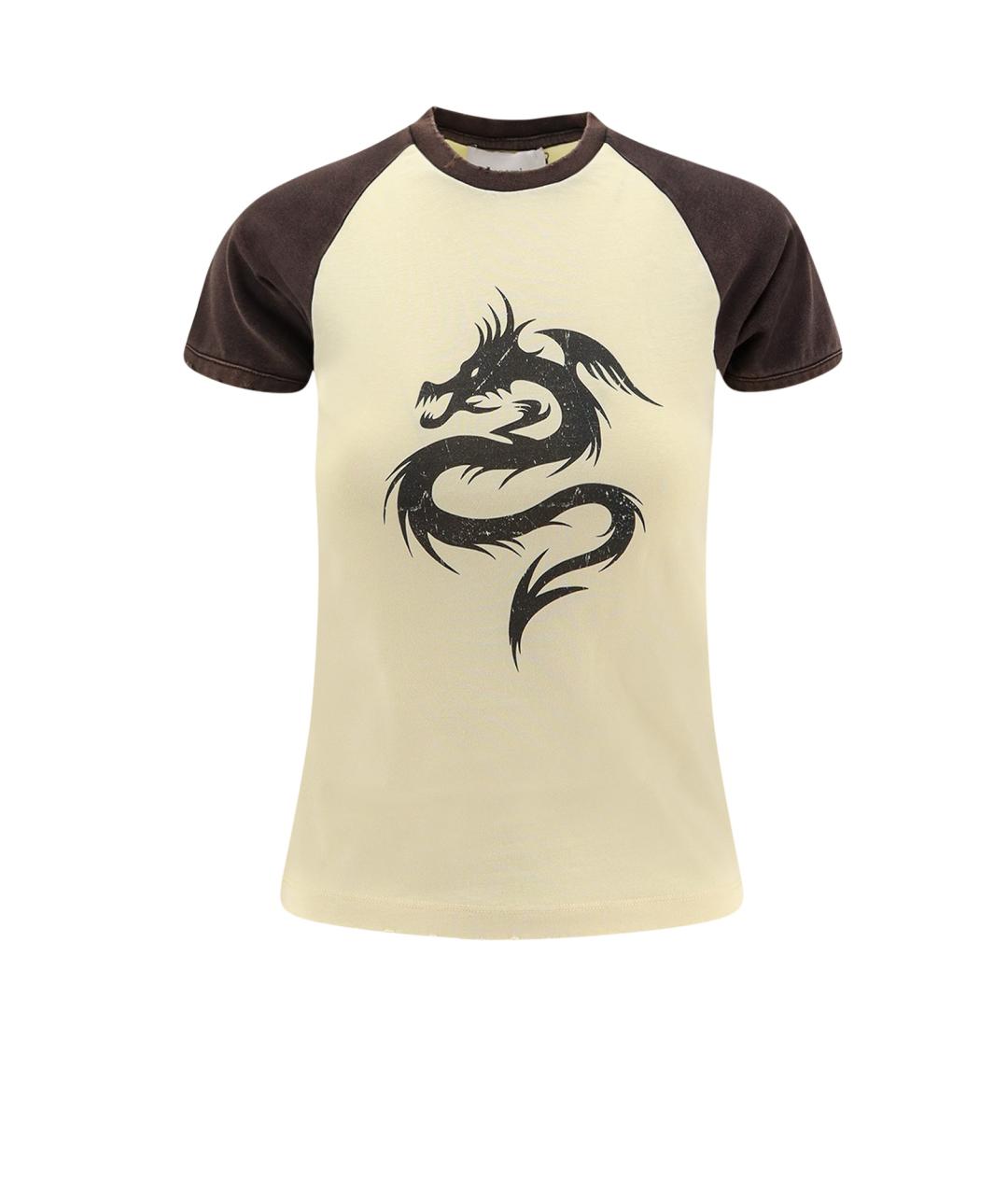 COPERNI Желтая хлопковая футболка, фото 1