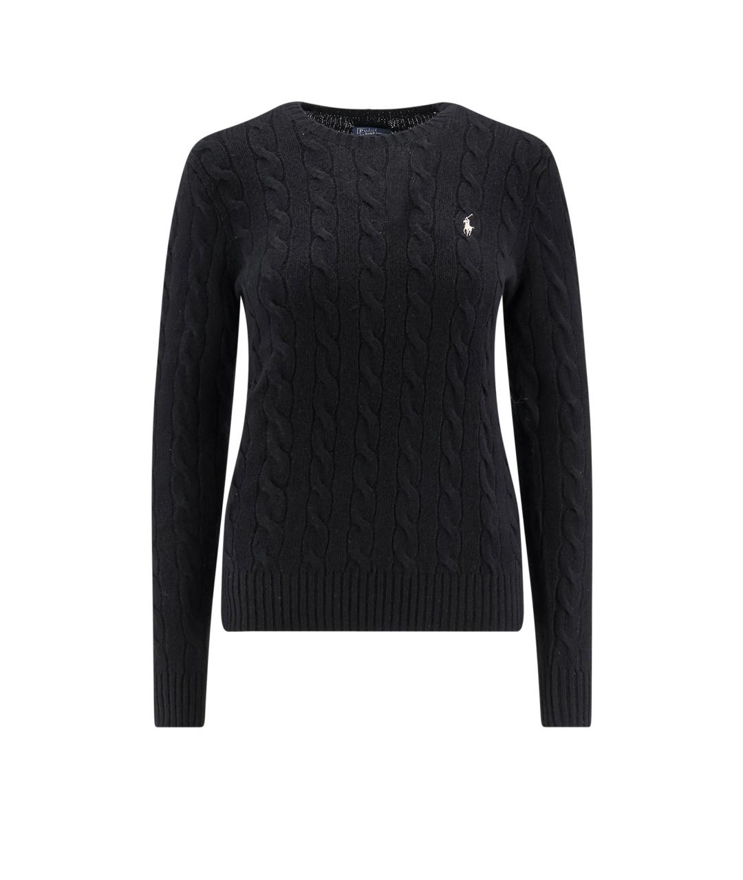 POLO RALPH LAUREN Черный шерстяной джемпер / свитер, фото 1