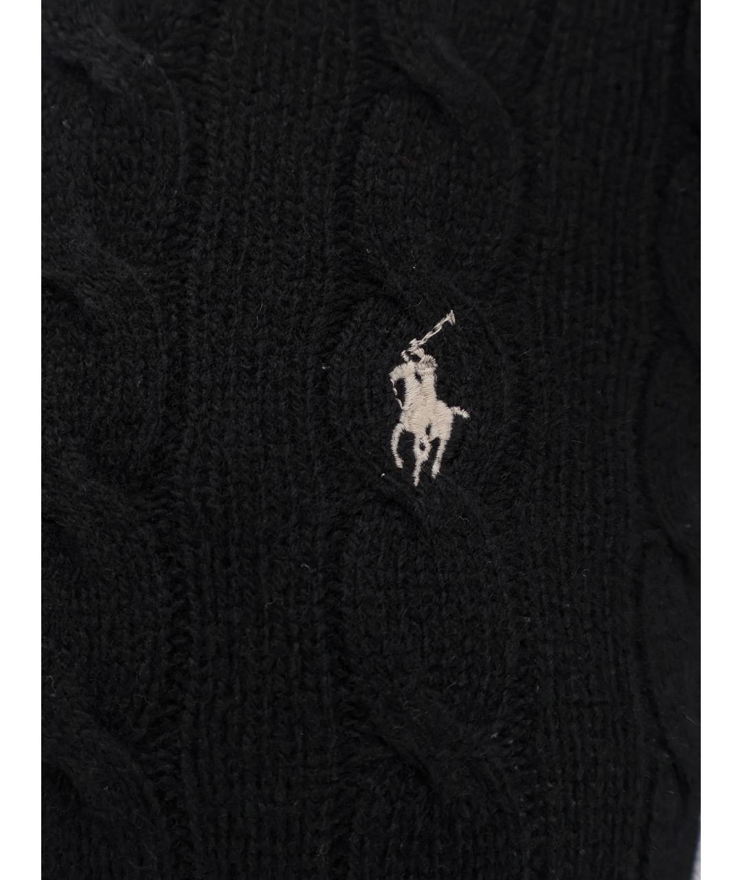 POLO RALPH LAUREN Черный шерстяной джемпер / свитер, фото 3