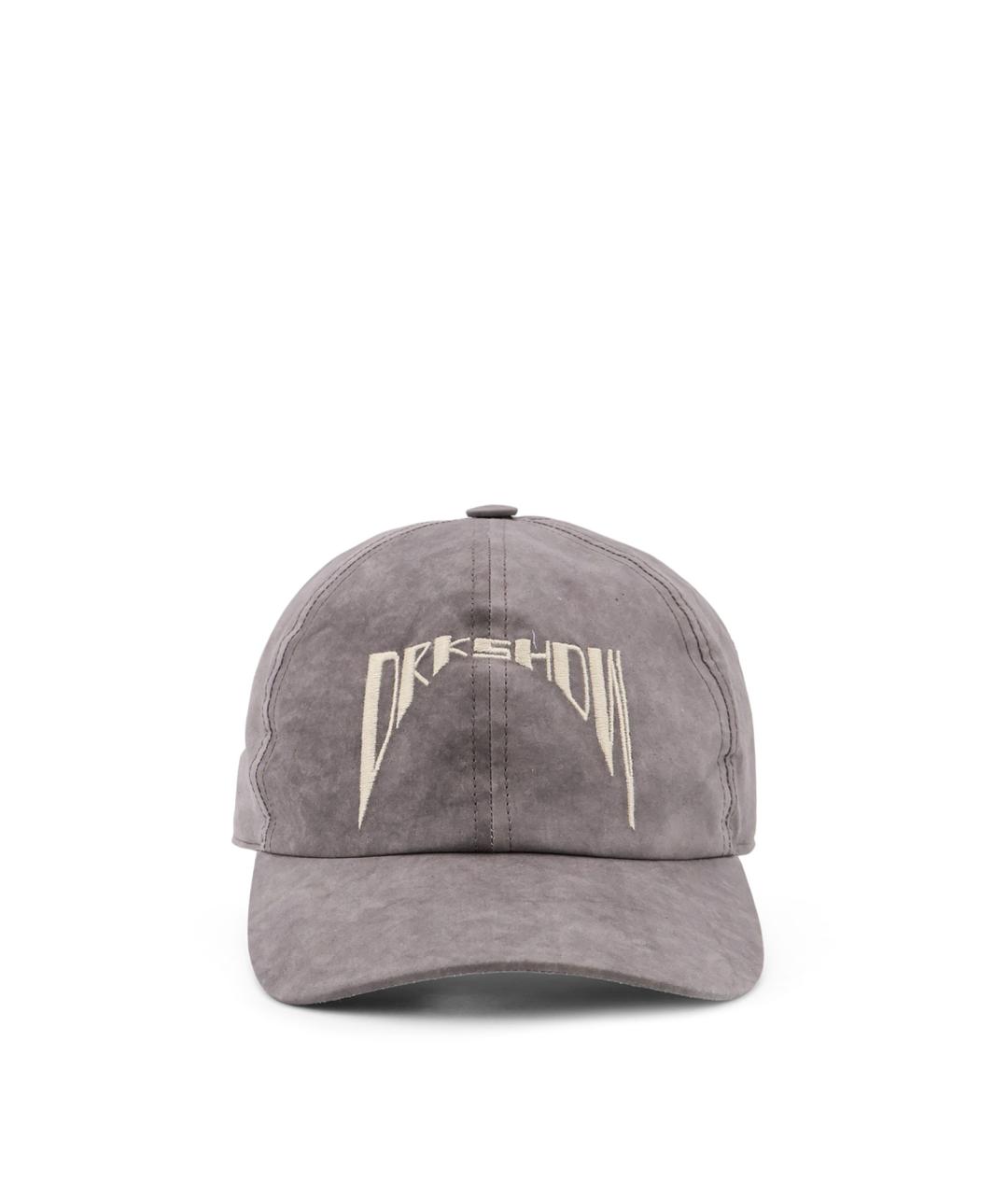 RICK OWENS DRKSHDW Серая хлопковая кепка/бейсболка, фото 1