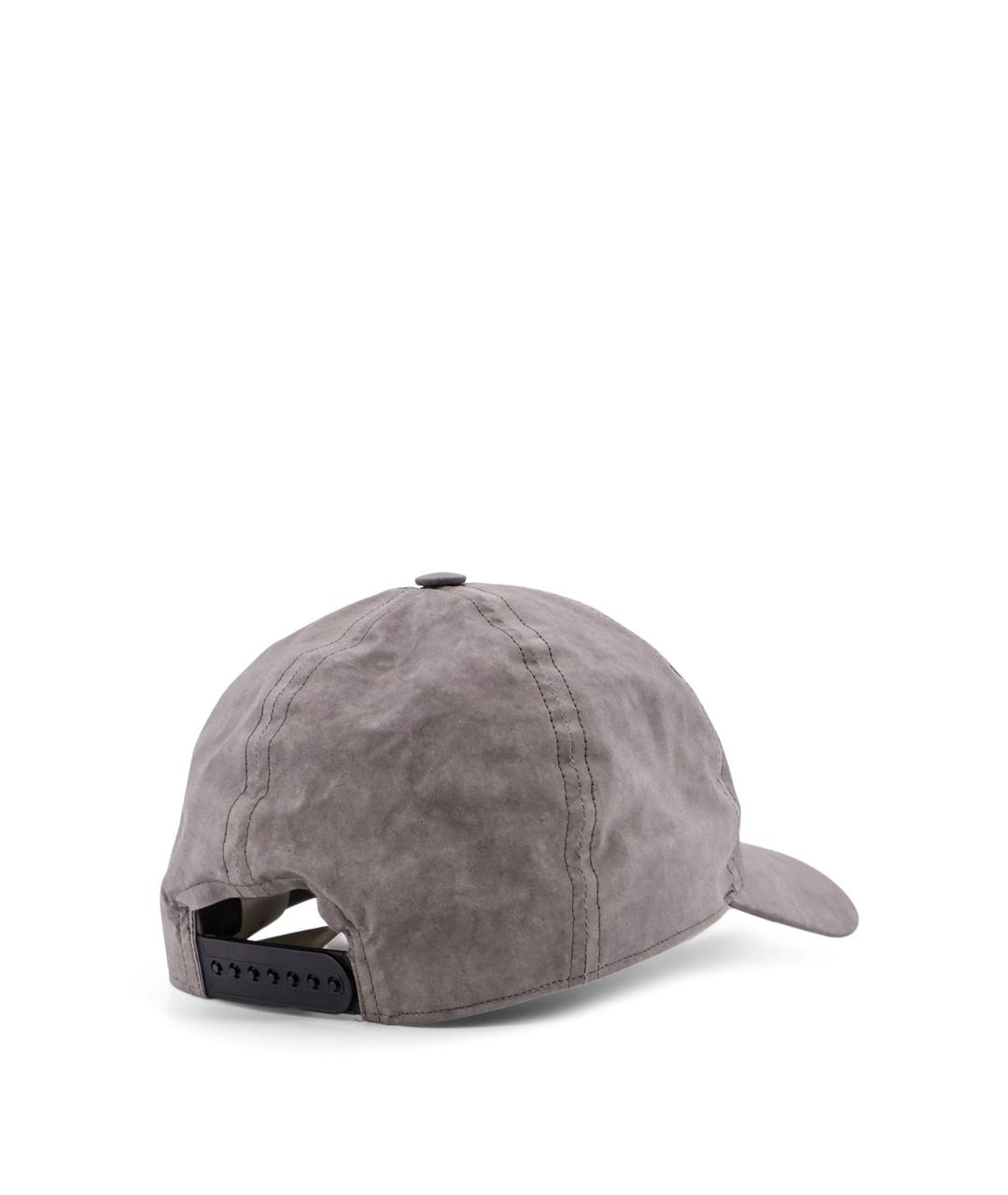RICK OWENS DRKSHDW Серая хлопковая кепка/бейсболка, фото 3