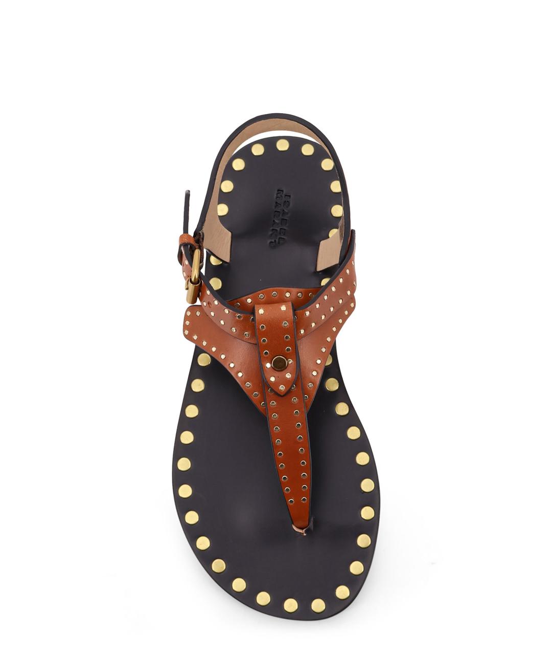 ISABEL MARANT Мульти кожаные босоножки, фото 4