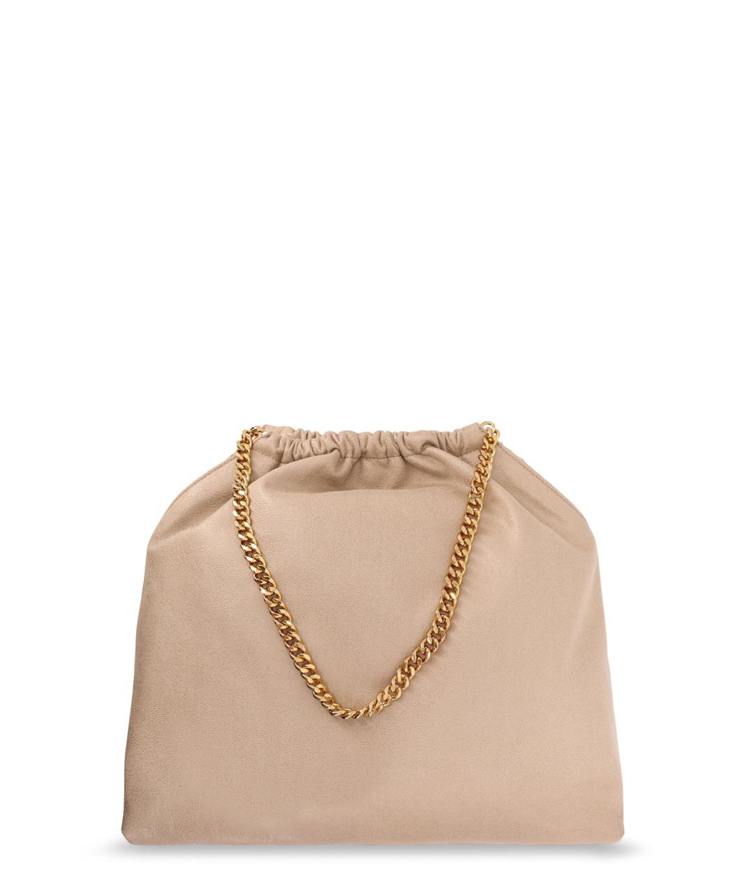 STELLA MCCARTNEY Бежевая сумка через плечо из искусственной кожи, фото 2