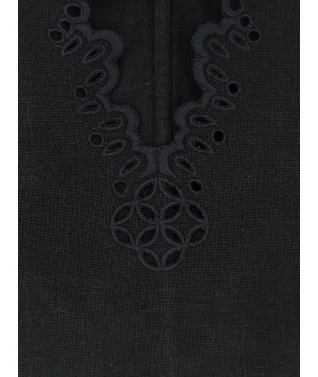 ISABEL MARANT ETOILE Черная хлопковая блузы, фото 3