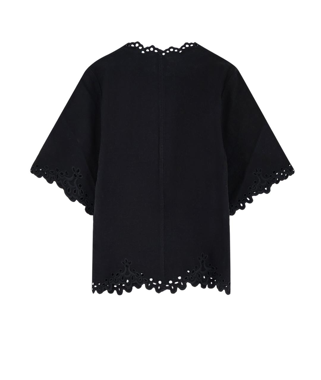 ISABEL MARANT ETOILE Черная хлопковая блузы, фото 2