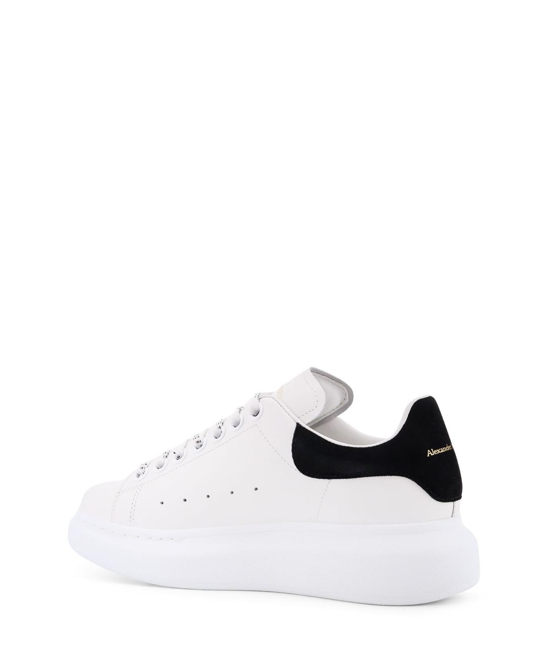 ALEXANDER MCQUEEN Белые кожаные кроссовки, фото 3
