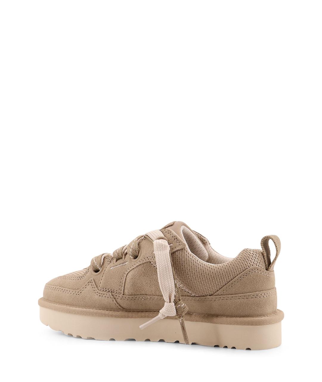 UGG AUSTRALIA Бежевые замшевые кроссовки, фото 3