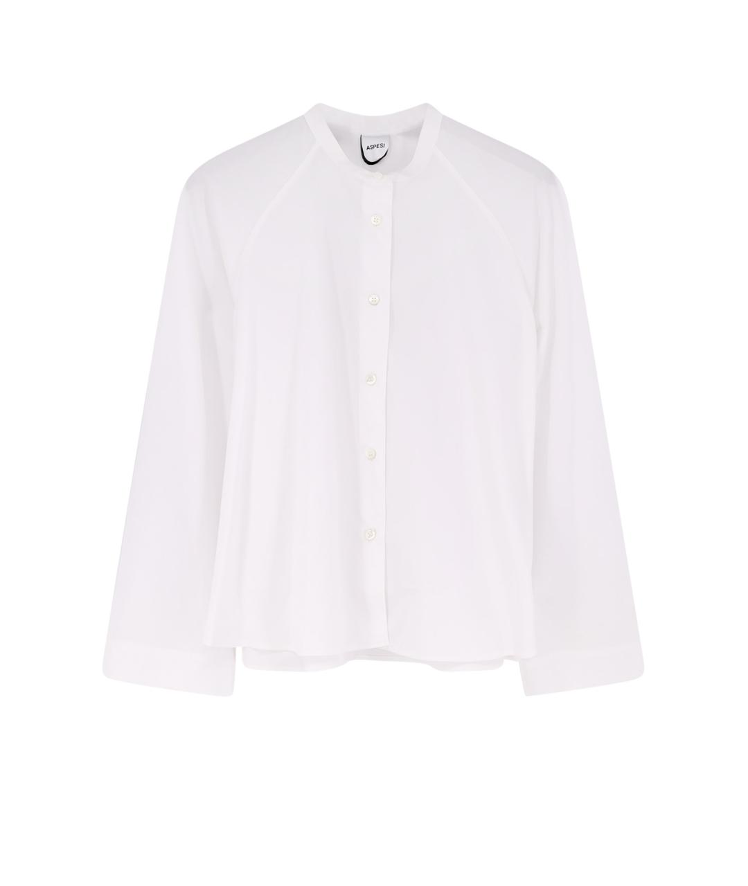 ASPESI Белая хлопковая рубашка, фото 4