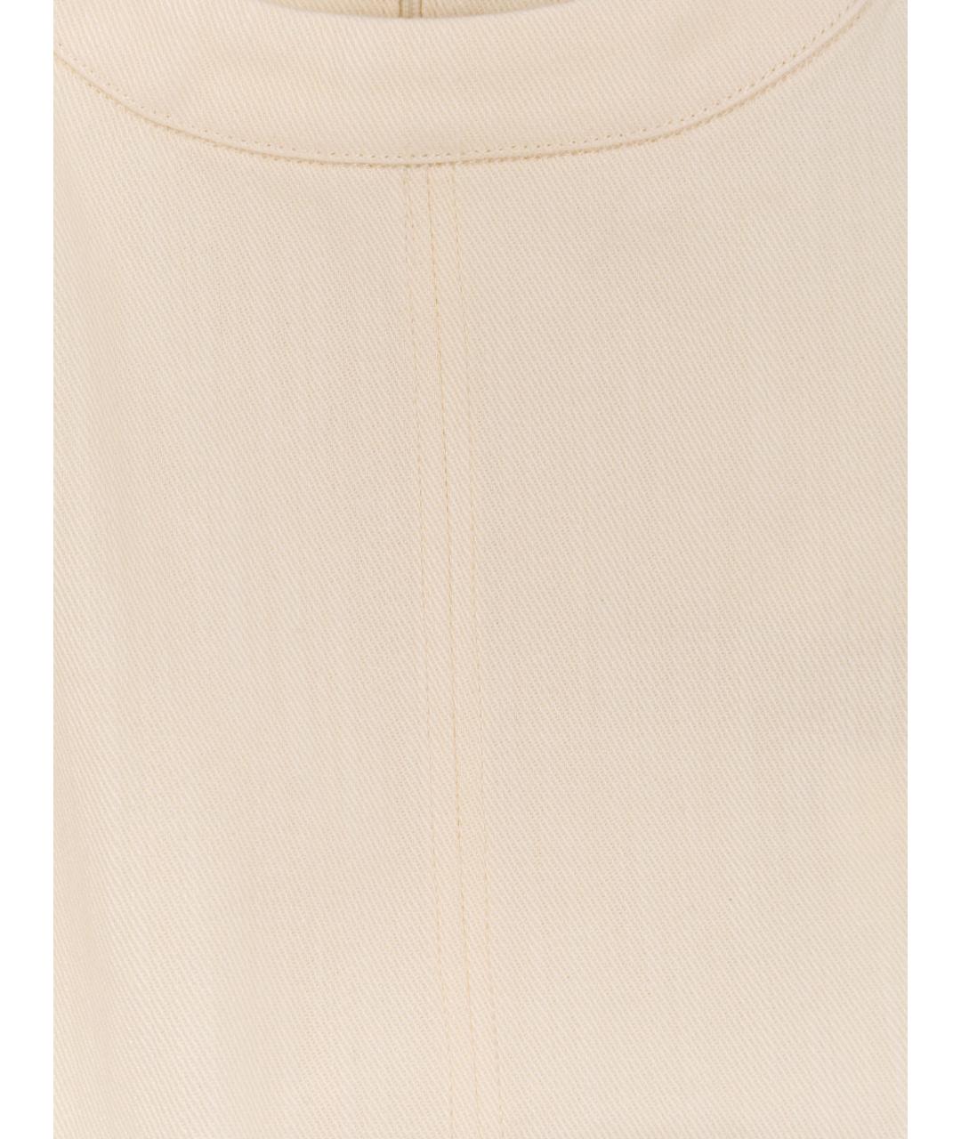 SOEUR Бежевая хлопковая майка, фото 3