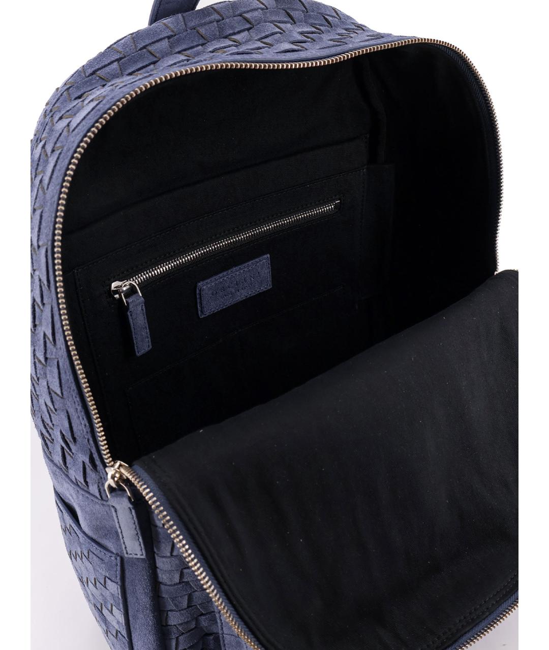 ORCIANI Синий замшевый рюкзак, фото 4