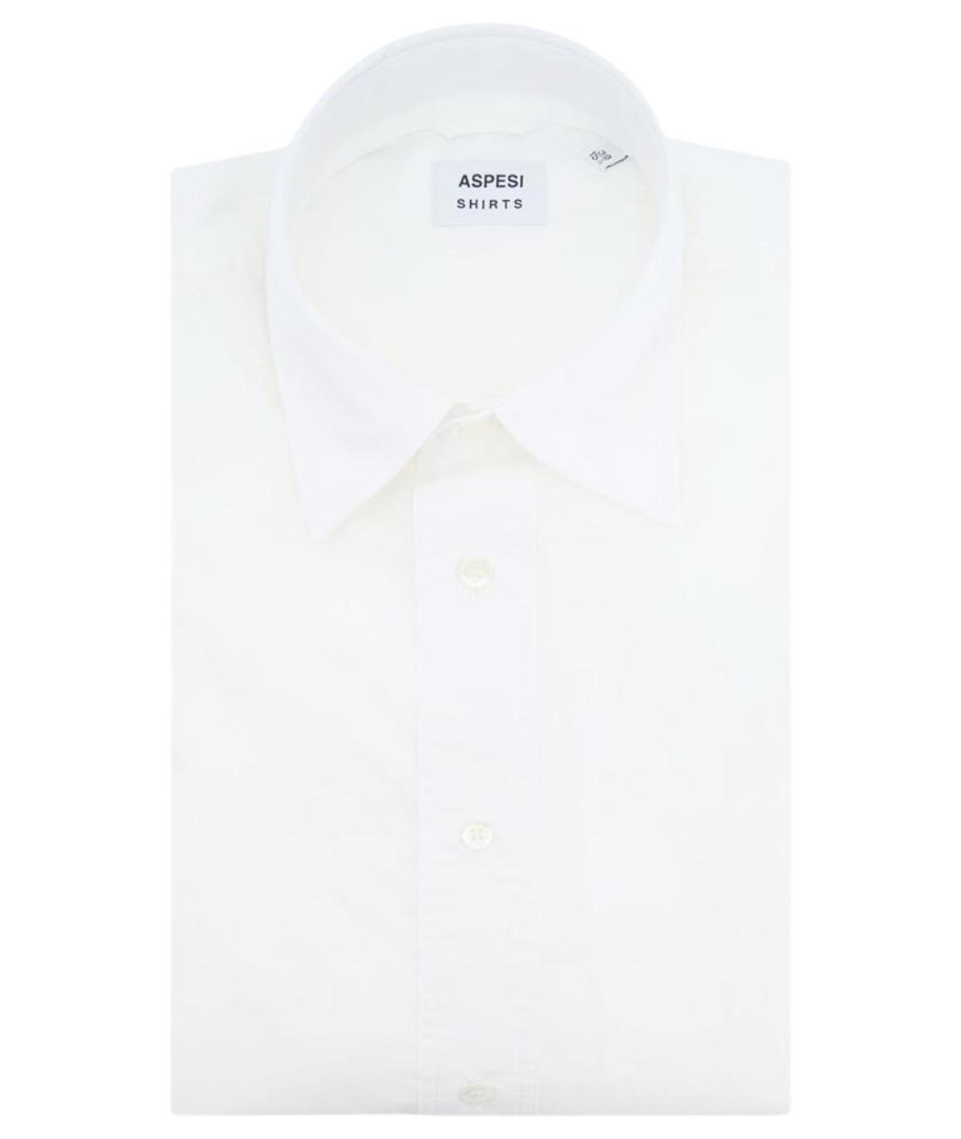 ASPESI Белая хлопковая классическая рубашка, фото 1