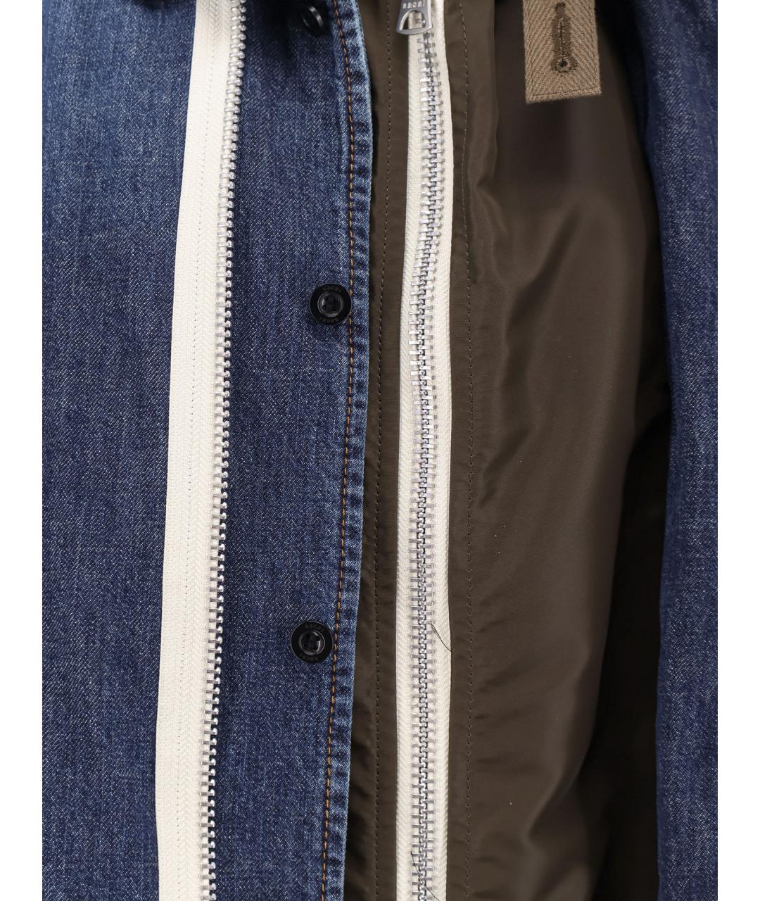 SACAI Синяя деним куртка, фото 3