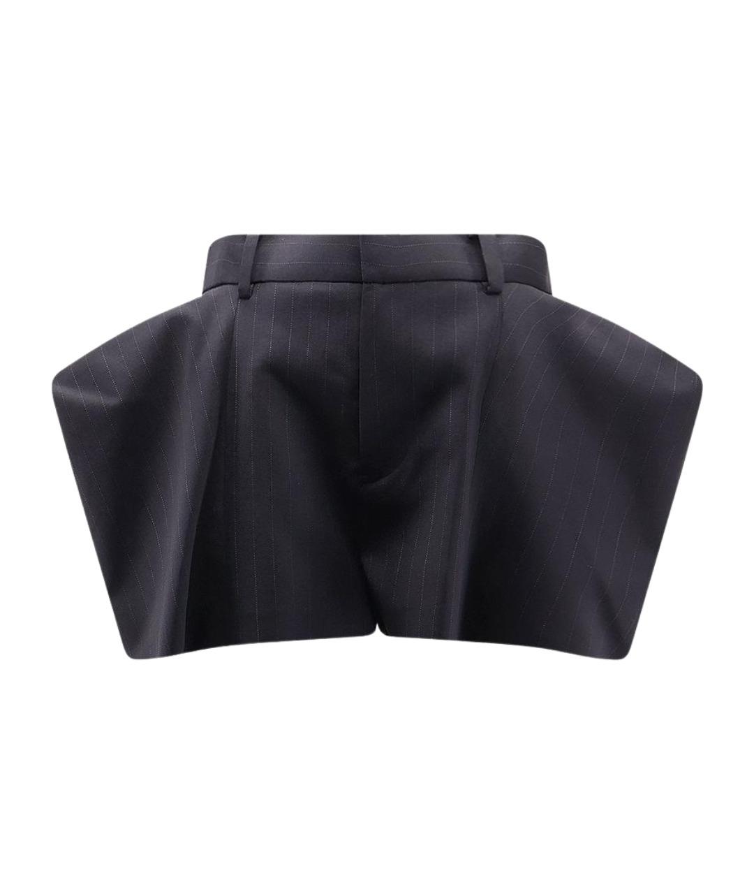 SACAI Черные полиэстеровые шорты, фото 1