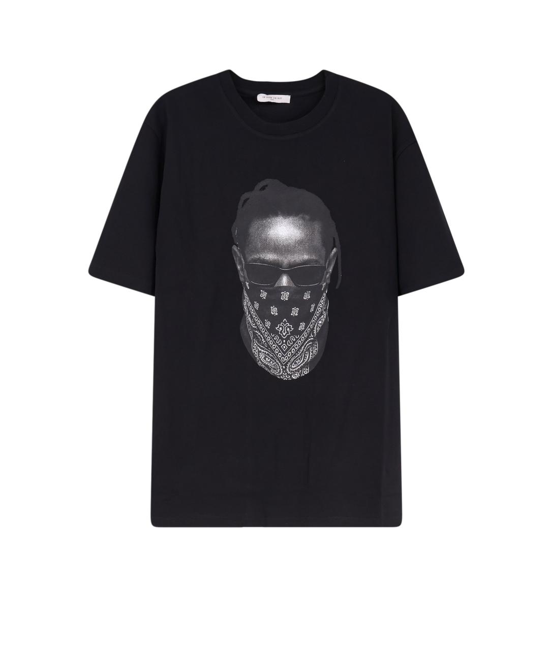 IH NOM UH NIT Черная хлопковая футболка, фото 1