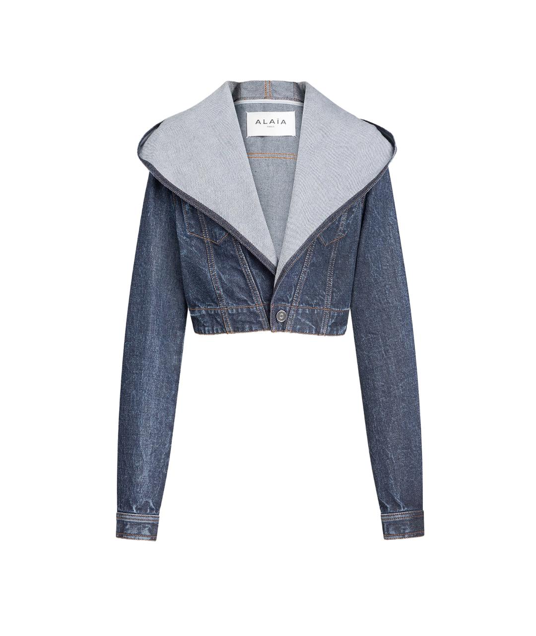 ALAIA Синяя хлопковая куртка, фото 1