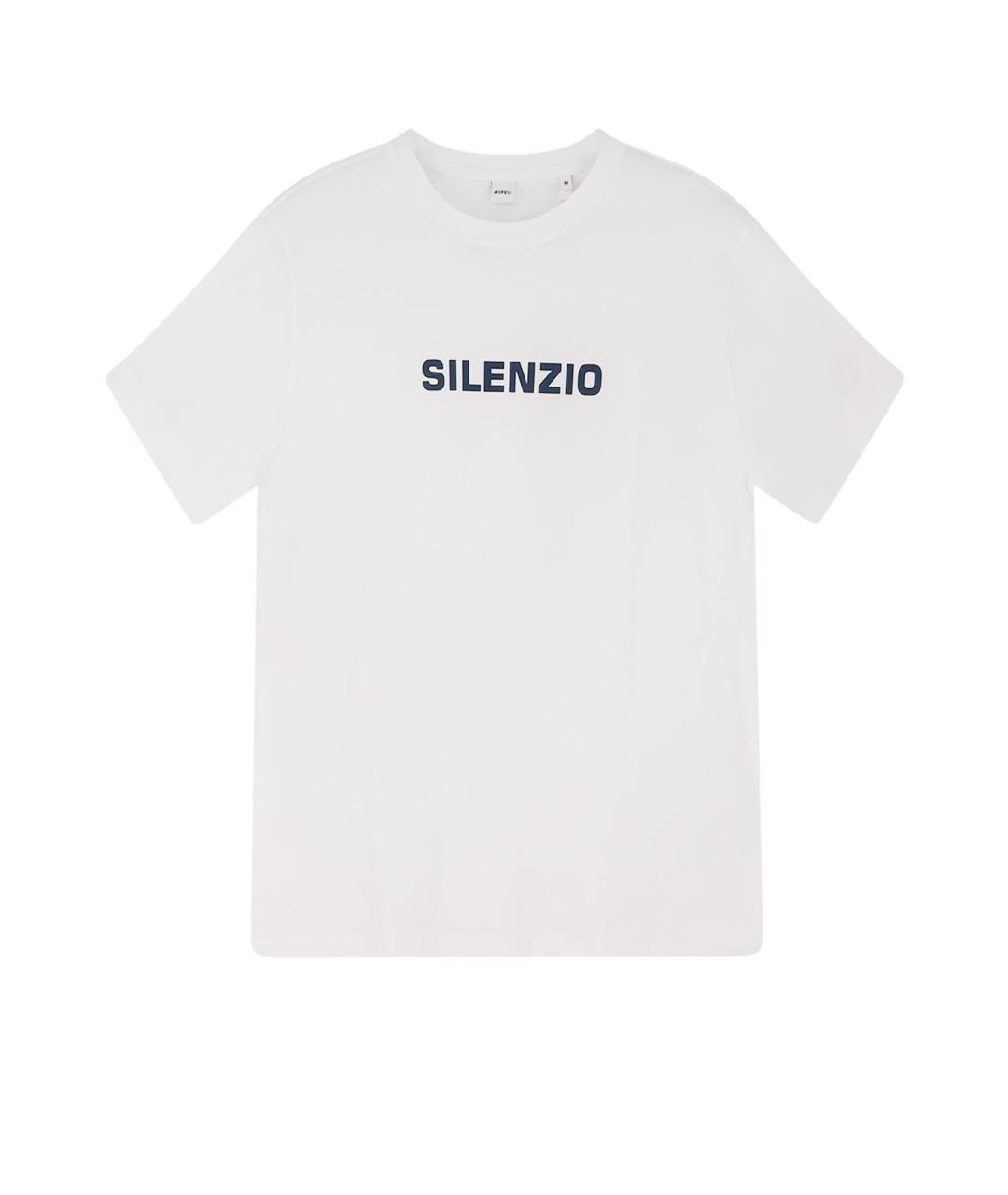 ASPESI Белая хлопковая футболка, фото 1