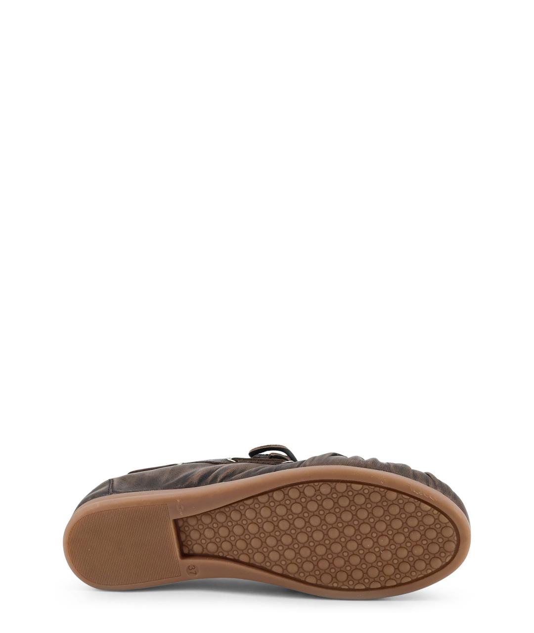 ALOHAS Коричневые кожаные лоферы, фото 4