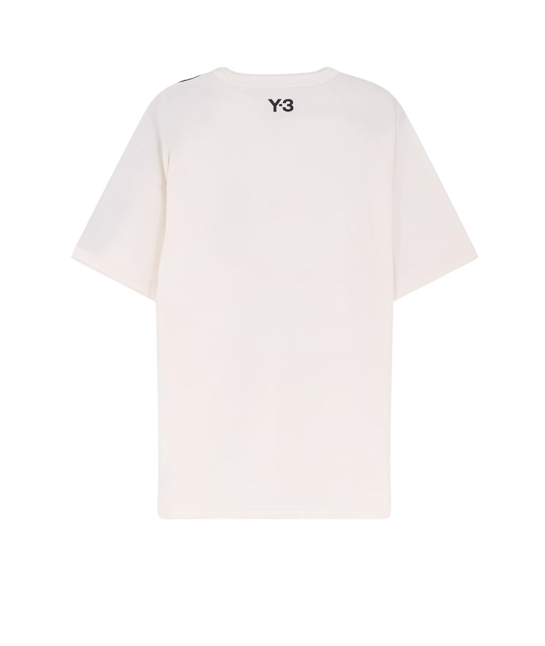 Y-3 Бежевая хлопковая футболка, фото 2