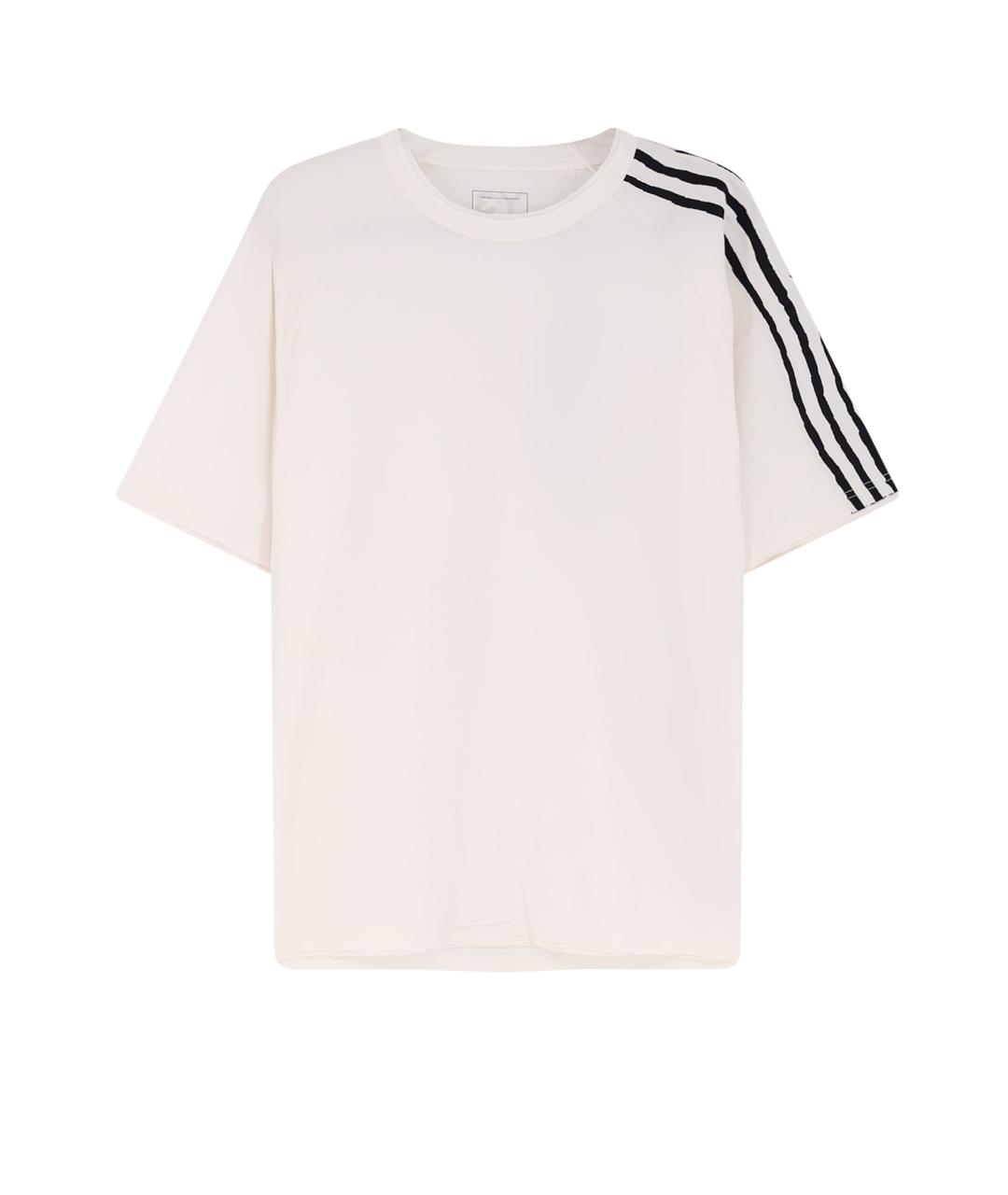 Y-3 Бежевая хлопковая футболка, фото 1