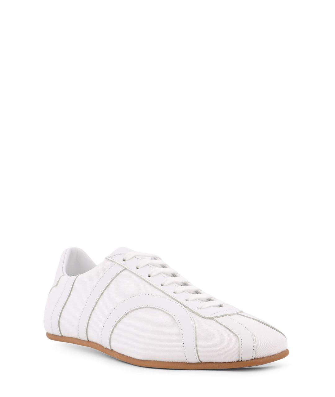 TOTEME Белые текстильные кроссовки, фото 2