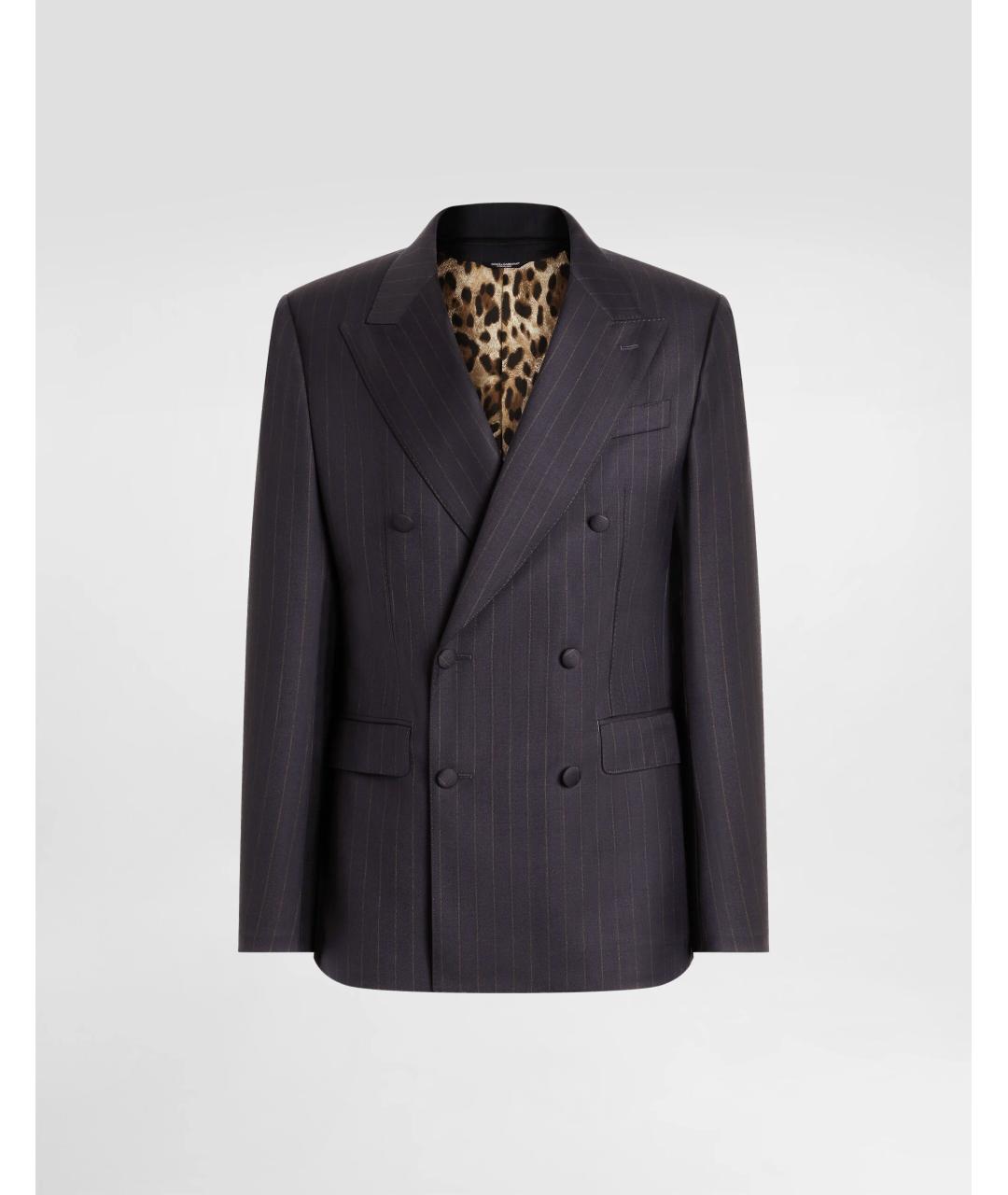 DOLCE&GABBANA Мульти шерстяной пиджак, фото 6