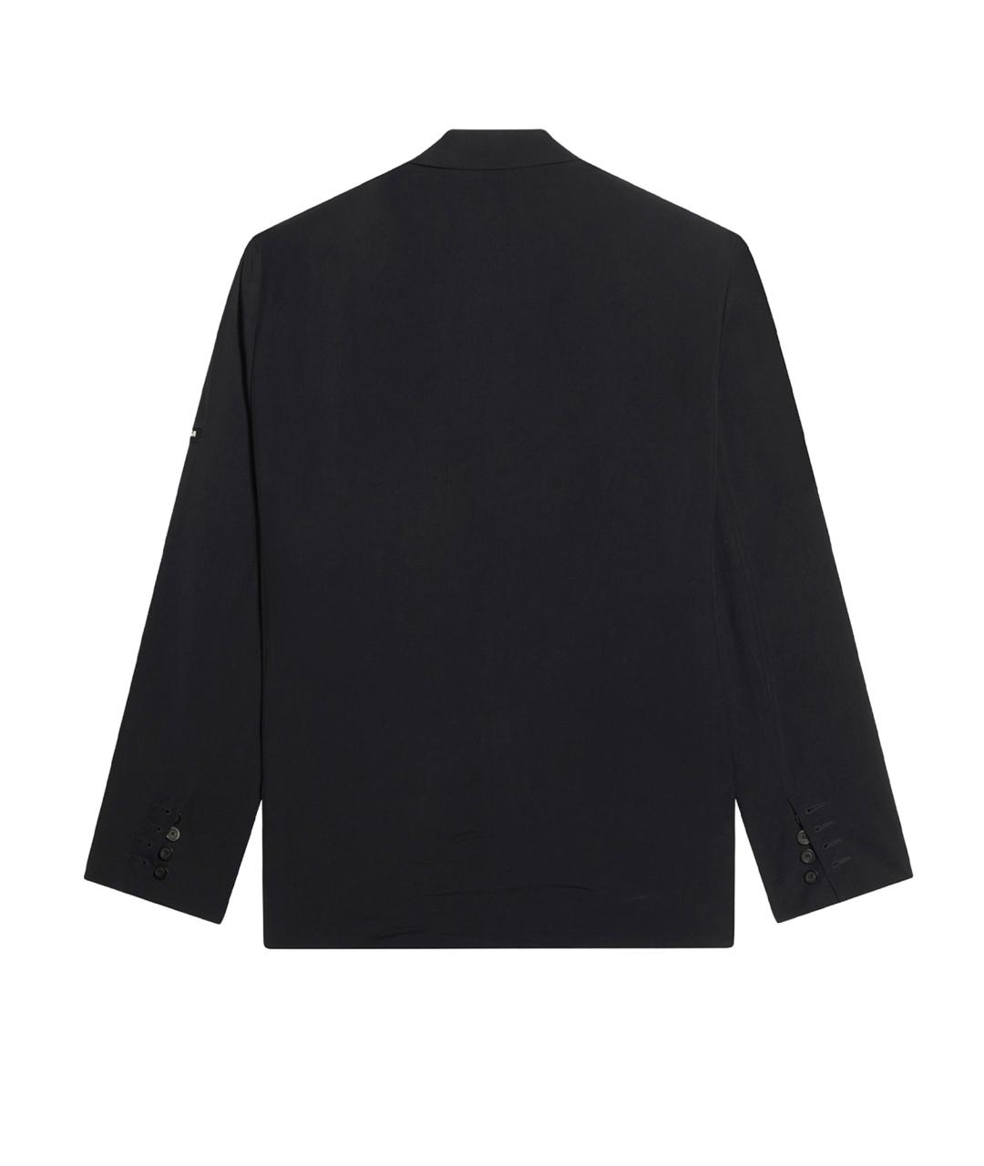BALENCIAGA Черный вискозный жакет/пиджак, фото 2
