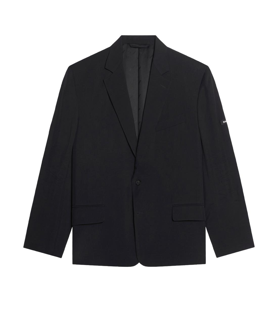 BALENCIAGA Черный вискозный жакет/пиджак, фото 1