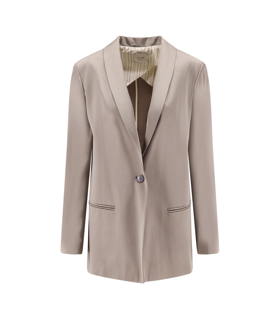 ALYSI Бежевый жакет/пиджак, фото 1