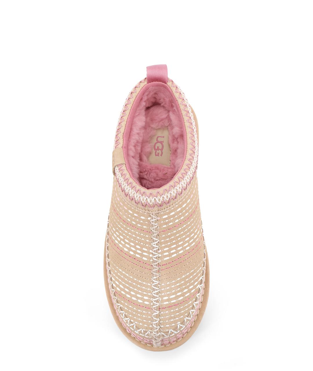 UGG AUSTRALIA Бежевые замшевые мюли, фото 5