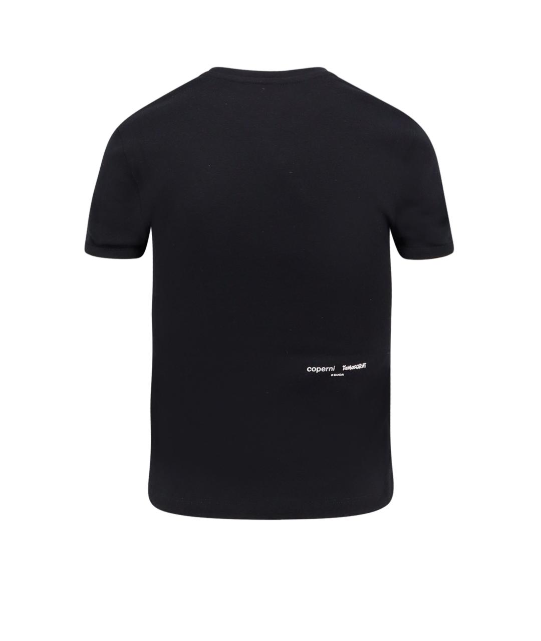 COPERNI Черная хлопковая футболка, фото 2