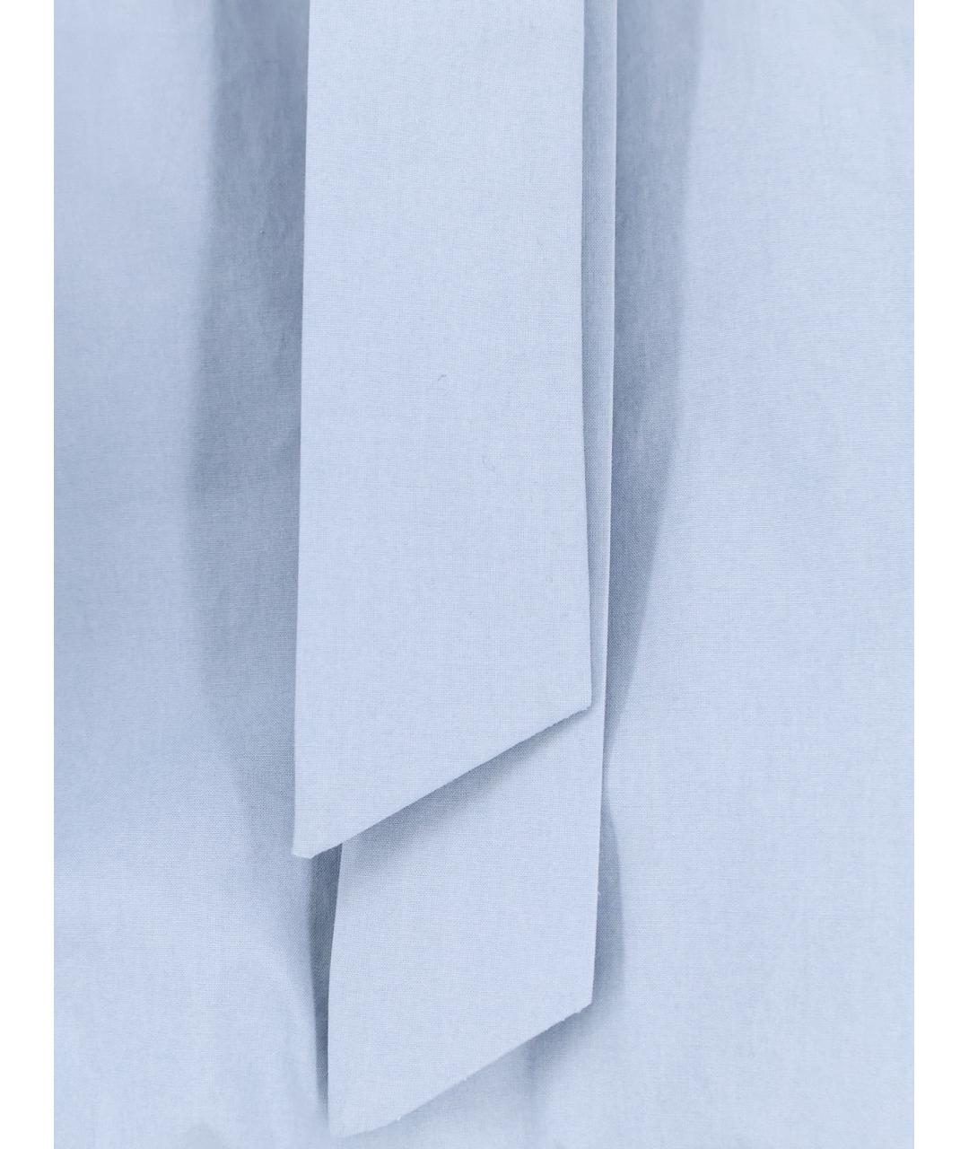 ALYSI Голубая хлопковая блузы, фото 3