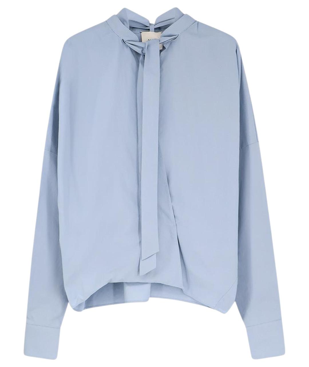 ALYSI Голубая хлопковая блузы, фото 1