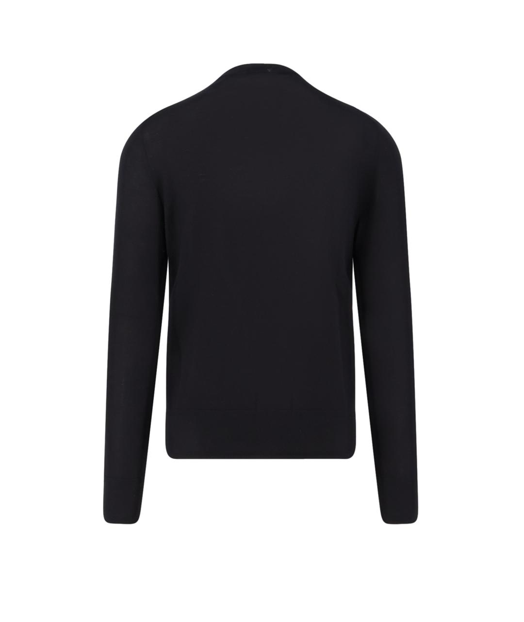 CHRISTIAN DIOR Черный кашемировый джемпер / свитер, фото 2