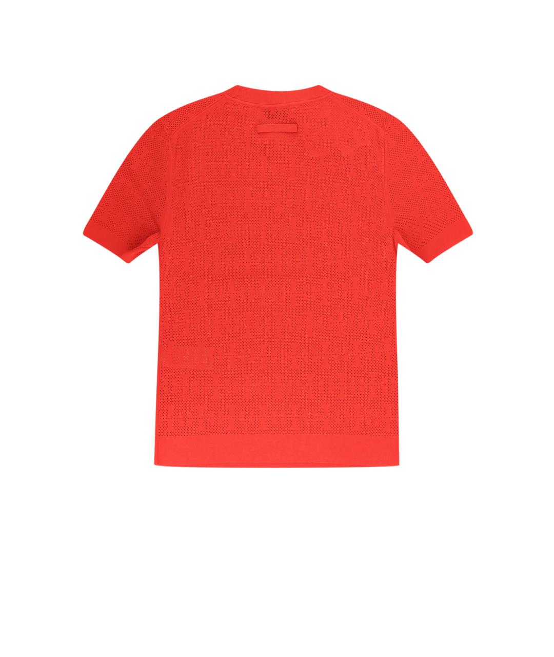 TORY BURCH Красная вискозная футболка, фото 2