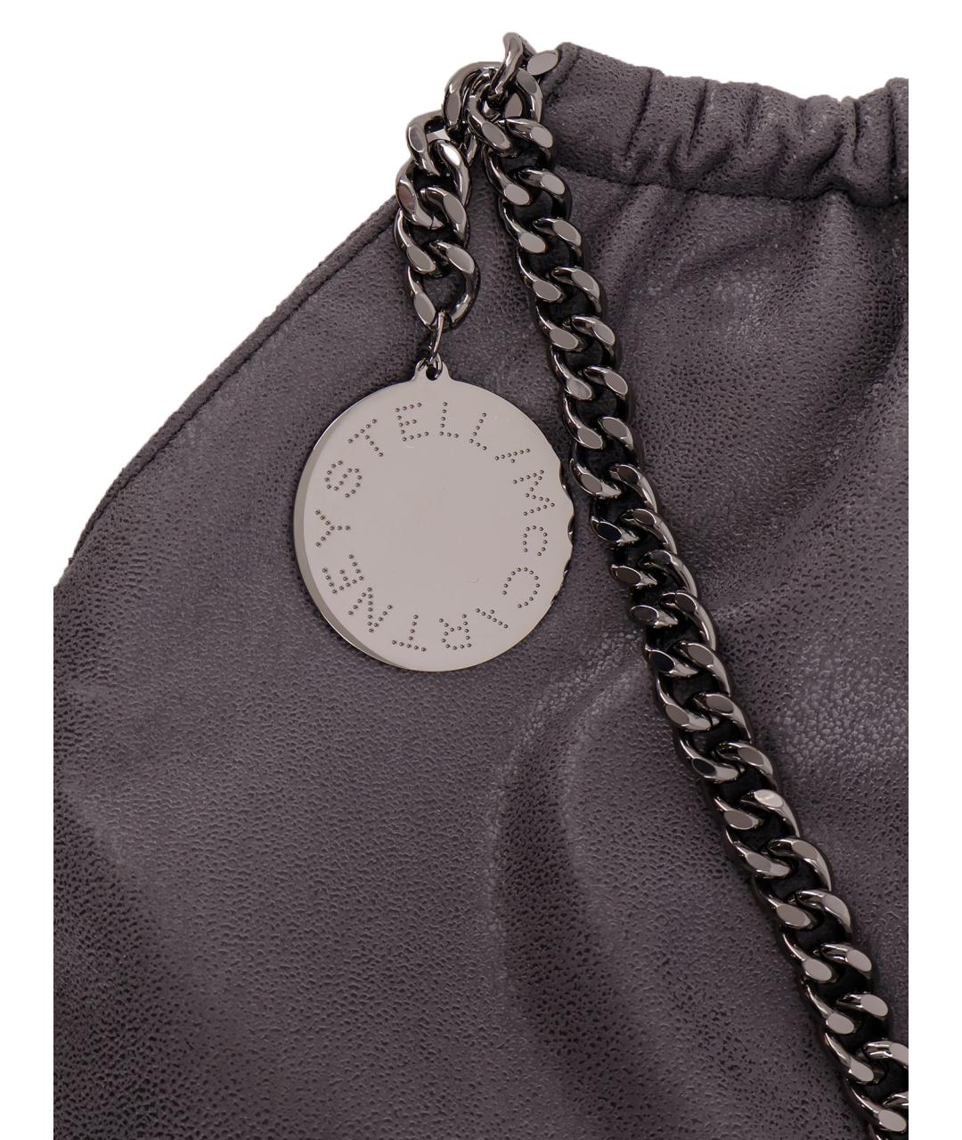 STELLA MCCARTNEY Серая сумка через плечо из искусственной кожи, фото 3