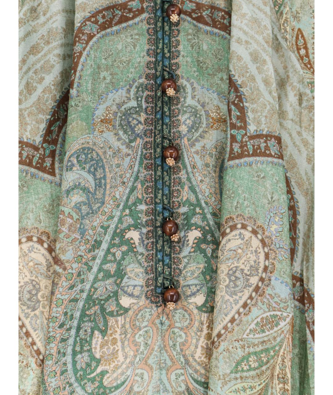 ZIMMERMANN Мульти шелковое повседневное платье, фото 3