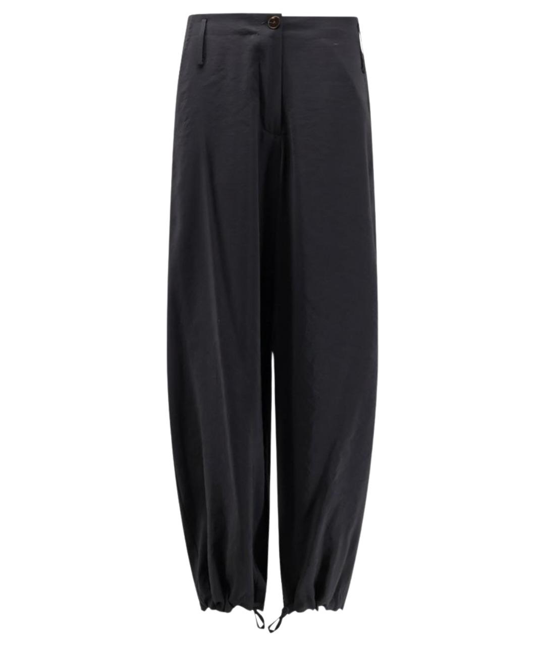 ALYSI Черные брюки широкие, фото 1