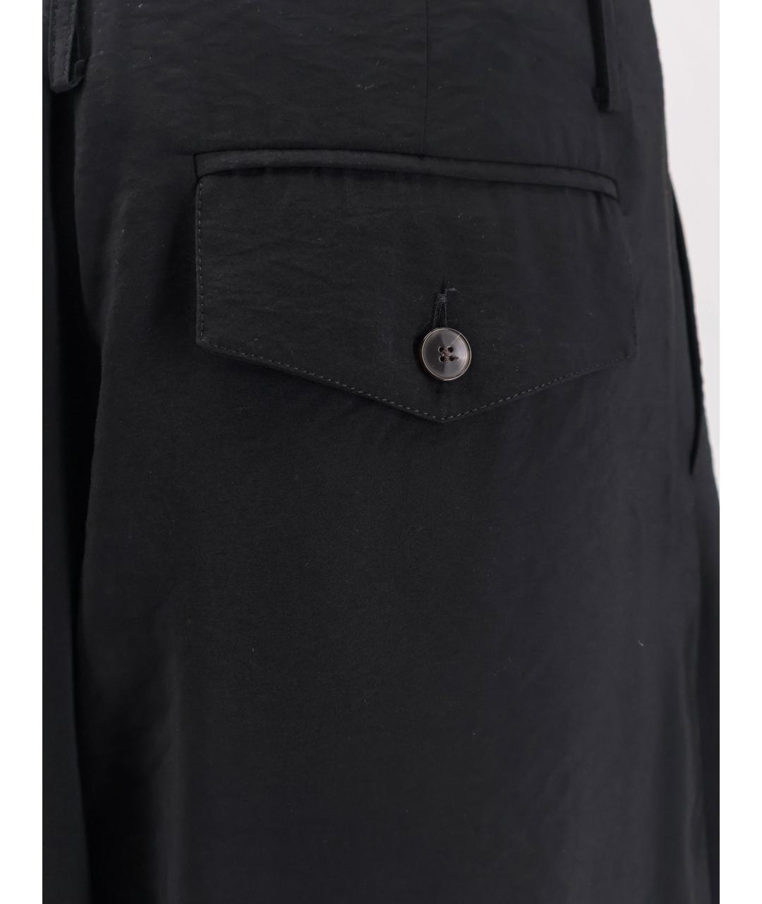 ALYSI Черные брюки широкие, фото 3