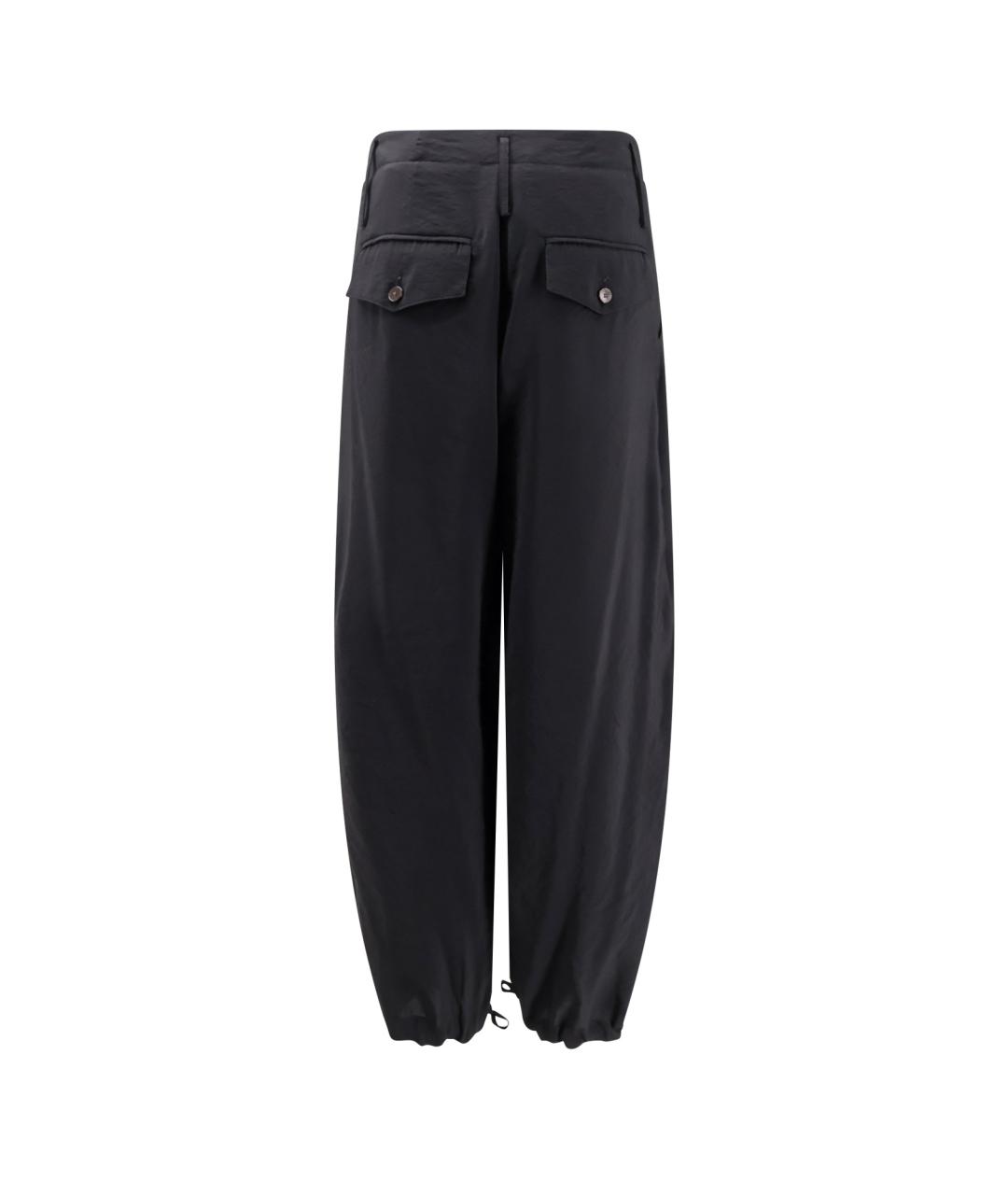 ALYSI Черные брюки широкие, фото 2