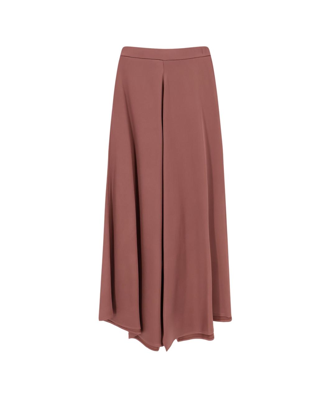 ALYSI Розовая ацетатная юбка миди, фото 2