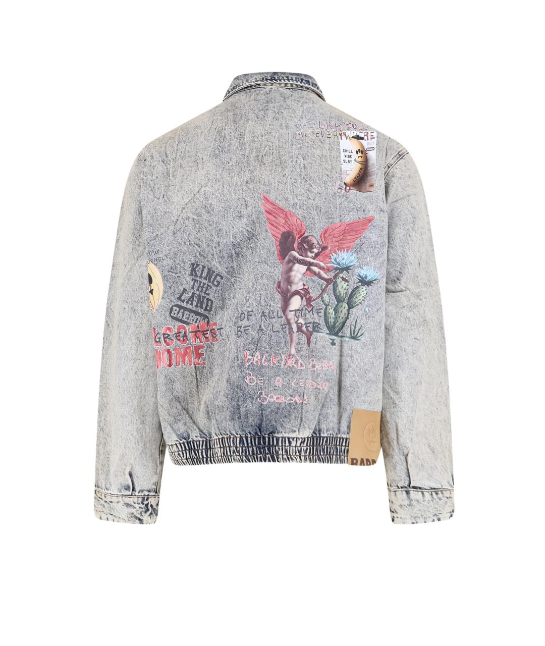 BARROW Голубая деним куртка, фото 2