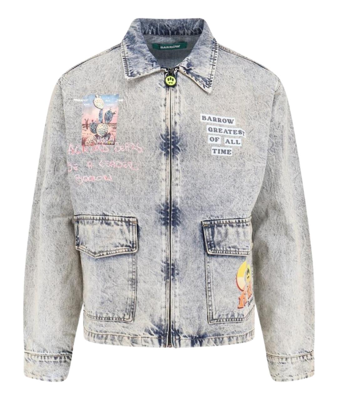 BARROW Голубая деним куртка, фото 1