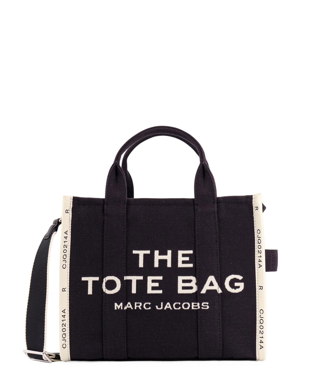 MARC JACOBS Черная тканевая сумка тоут, фото 1