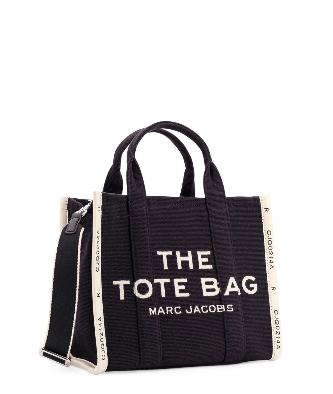 MARC JACOBS Черная тканевая сумка тоут, фото 3