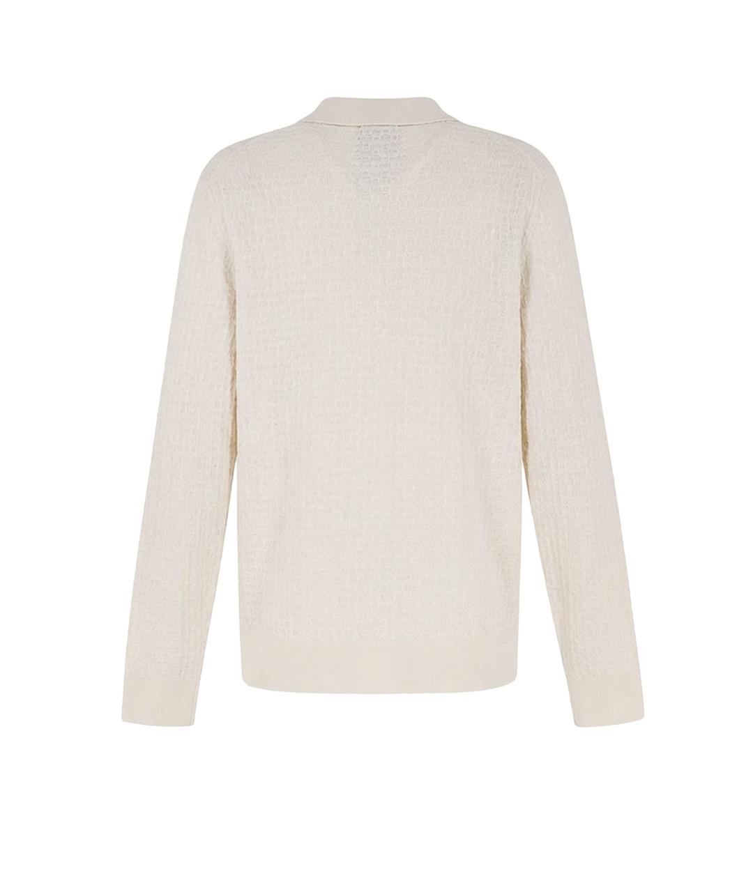 HUGO BOSS Бежевое поло с длинным рукавом, фото 2