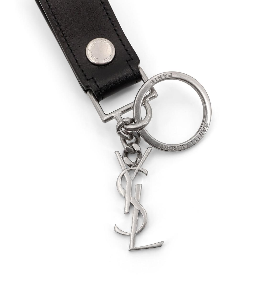 SAINT LAURENT Черная ключница, фото 3