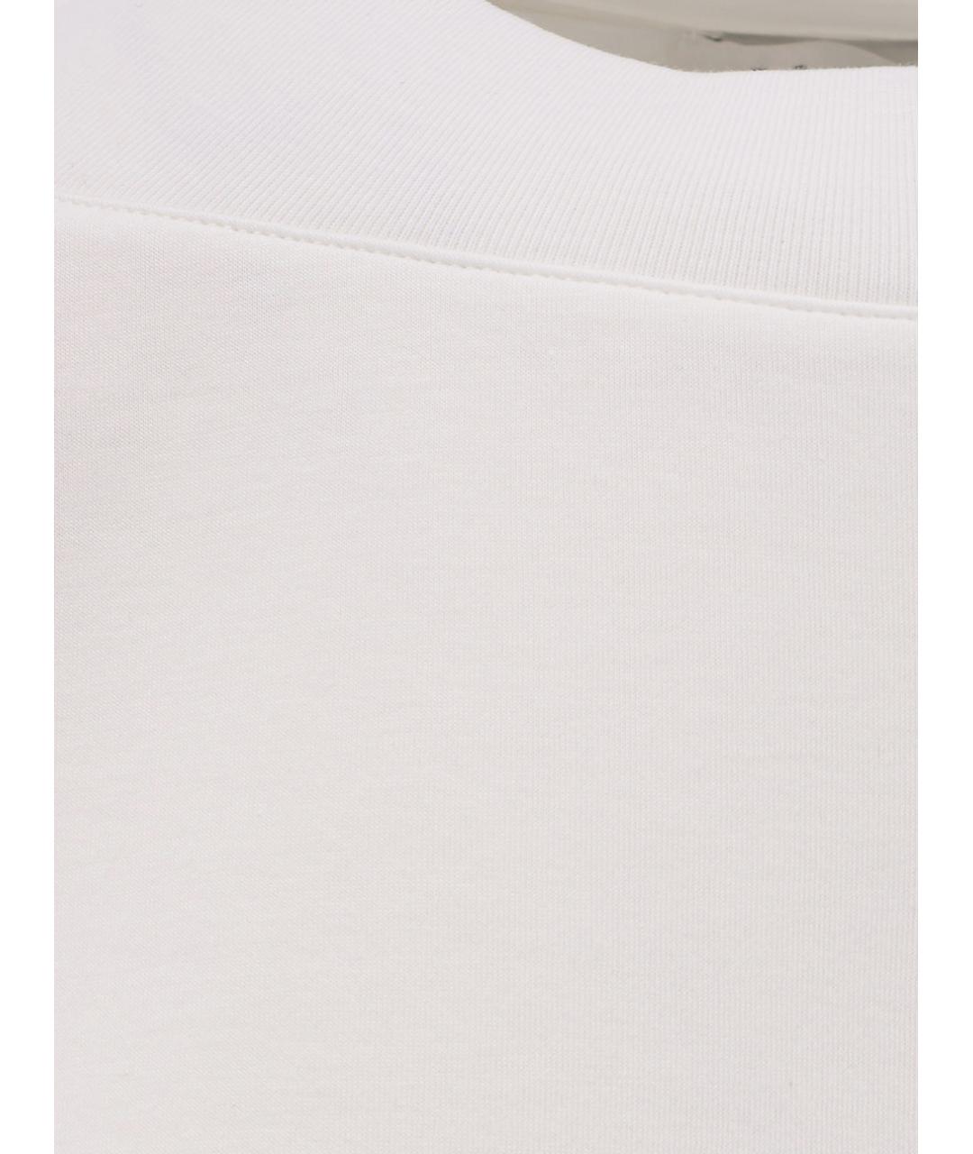 ALAIA Белая хлопковая футболка, фото 3